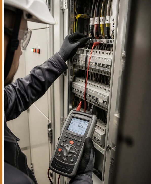 Измерение цепи фаза ноль в Крымске от 1036 р. | Авеста ОТиПБ